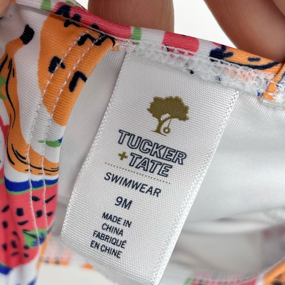 Tucker & Tate Tropical Fruit One Piece Swim Suit Size 9 Months - Picture 2 of 4